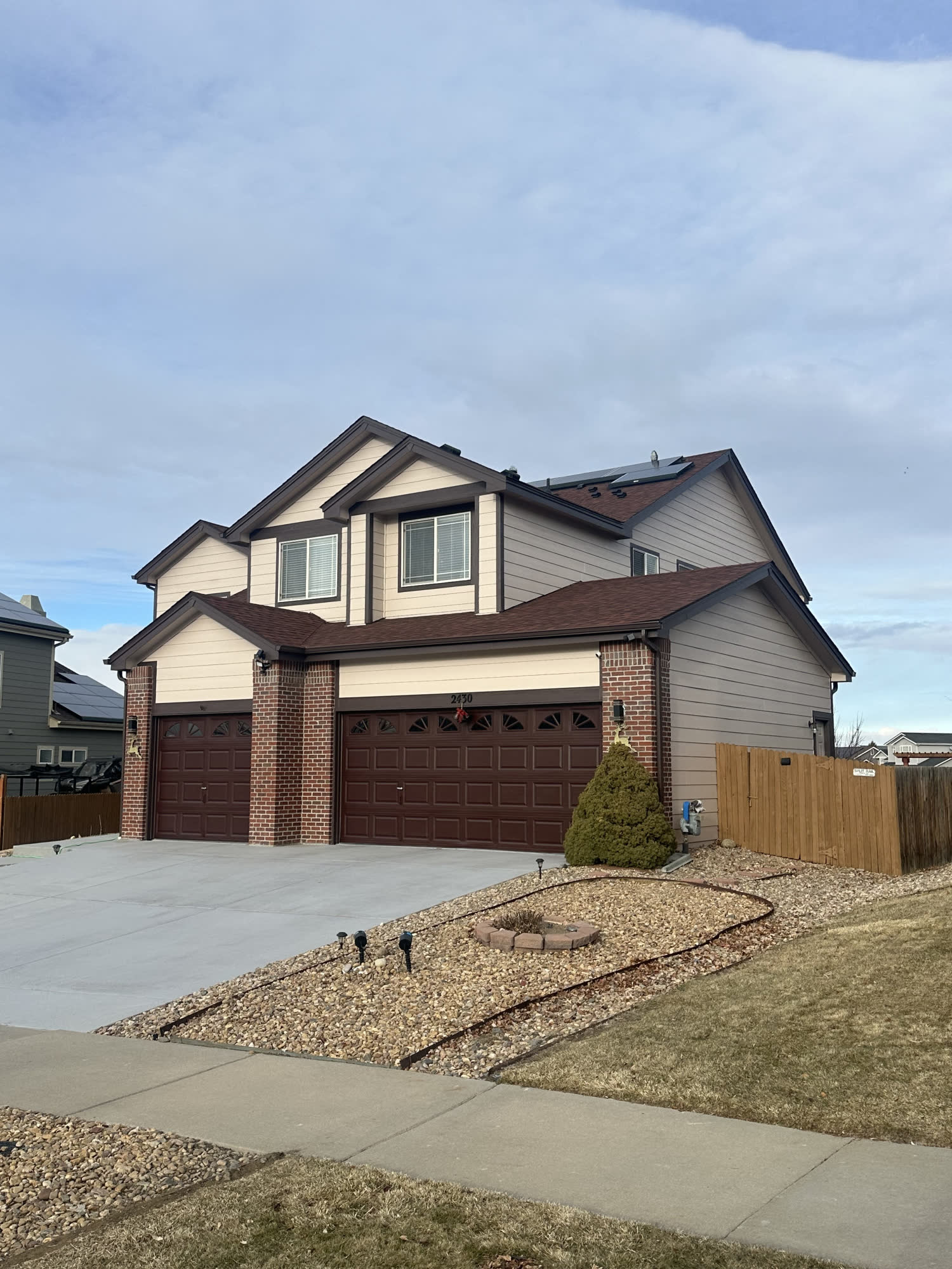Stone-coated steel roof on an HOA-governed Colorado home